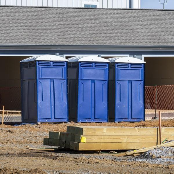 Heavy-duty construction site porta potty in Bellingham, Wisconsin